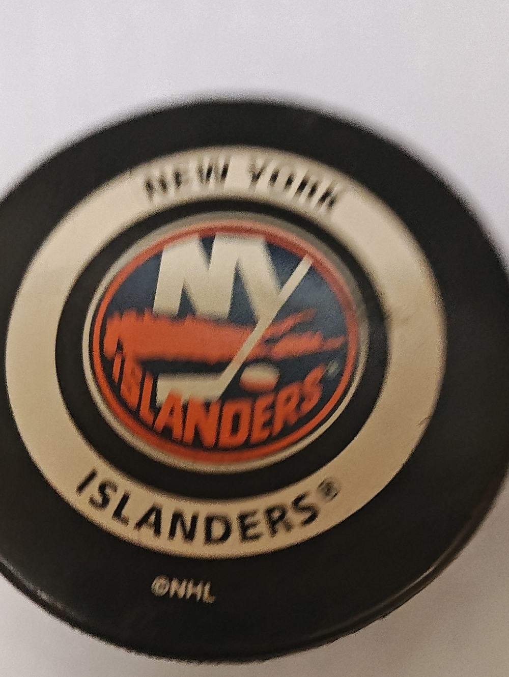 NHL Official Black and Gold Hockey Puck
